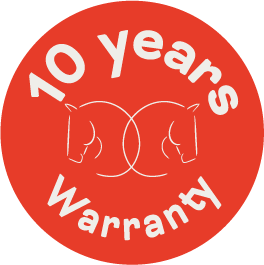 Badge garantie 10 ans MK Horse Solutions