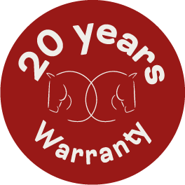 Badge garantie 20 ans MK Horse Solutions